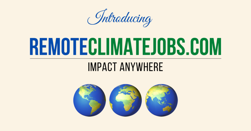 RemoteClimateJobs.com: Impact Anywhere