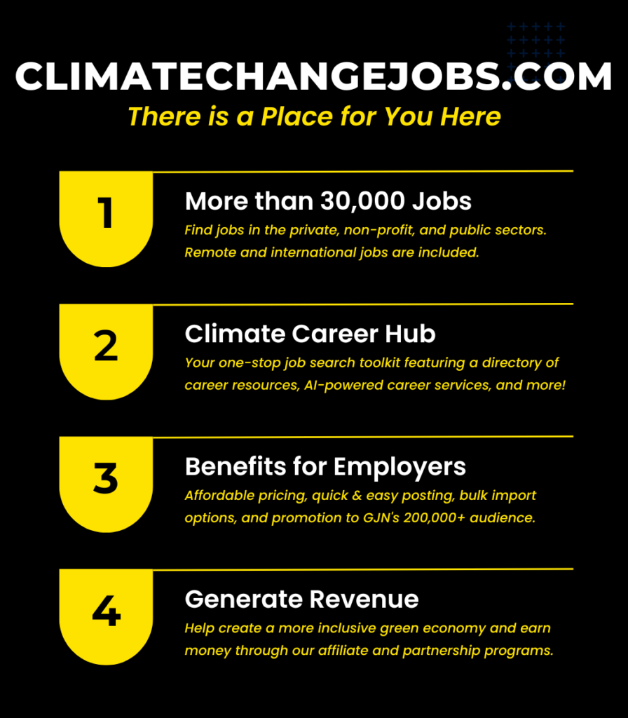 ClimateChangeJobs.com: There is a Place for You Here