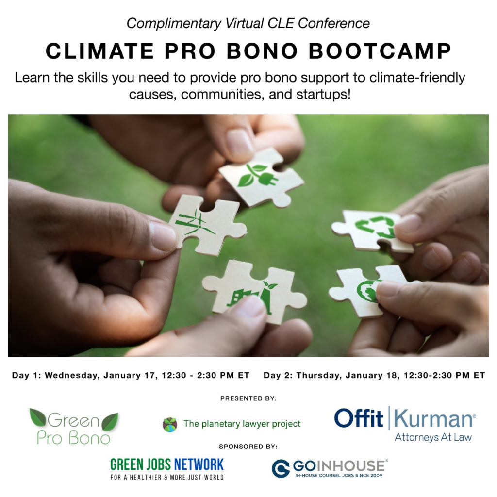 Climate Pro Bono Bootcamp