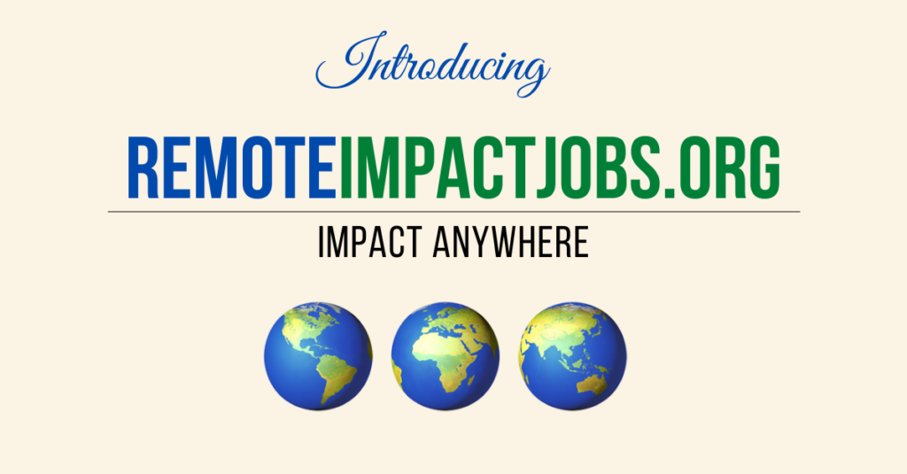 Remote Impact Jobs - RemoteImpactJobs.org