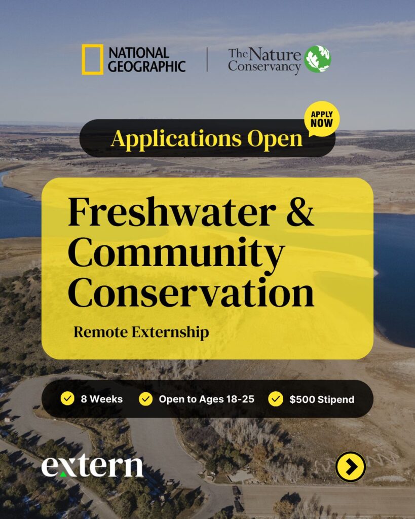 Summer 2026 Freshwater and Community Conservation Externship Program