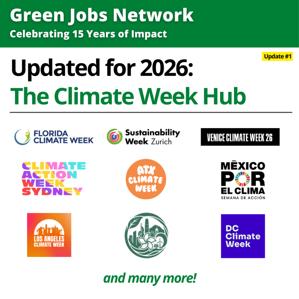 Updated for 2026: The Climate Week Hub